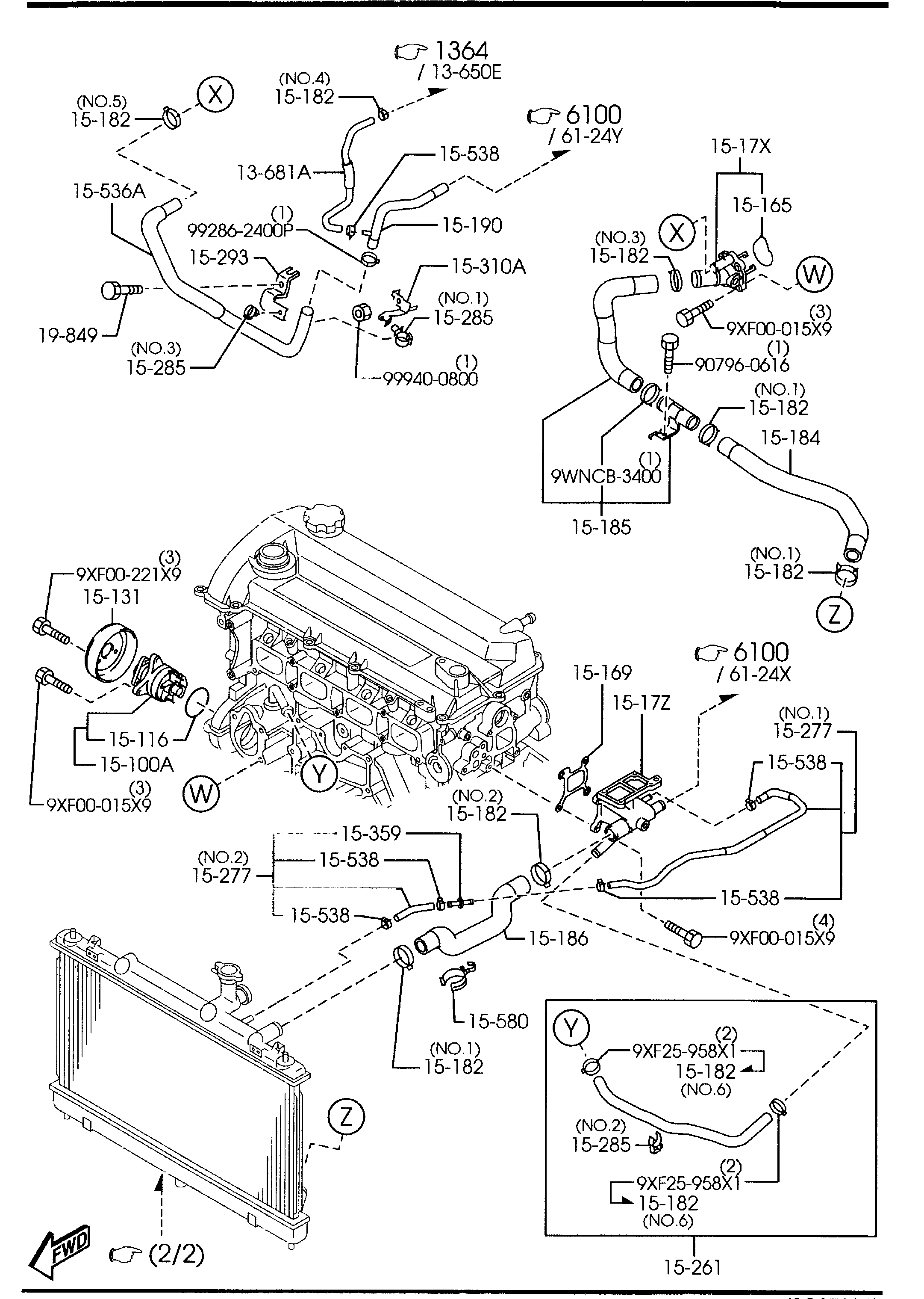 MAZDA L321-151-50 - Ventilators, Motora dzesēšanas sistēma adetalas.lv