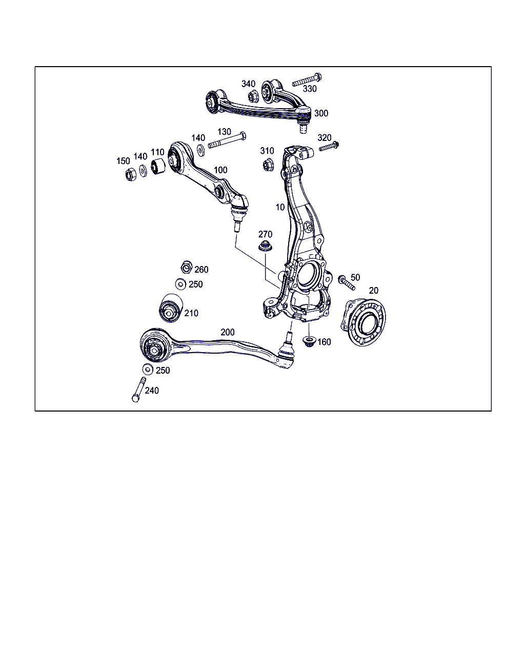 Mercedes-Benz A 217 330 39 00 - Neatkarīgās balstiekārtas svira, Riteņa piekare adetalas.lv