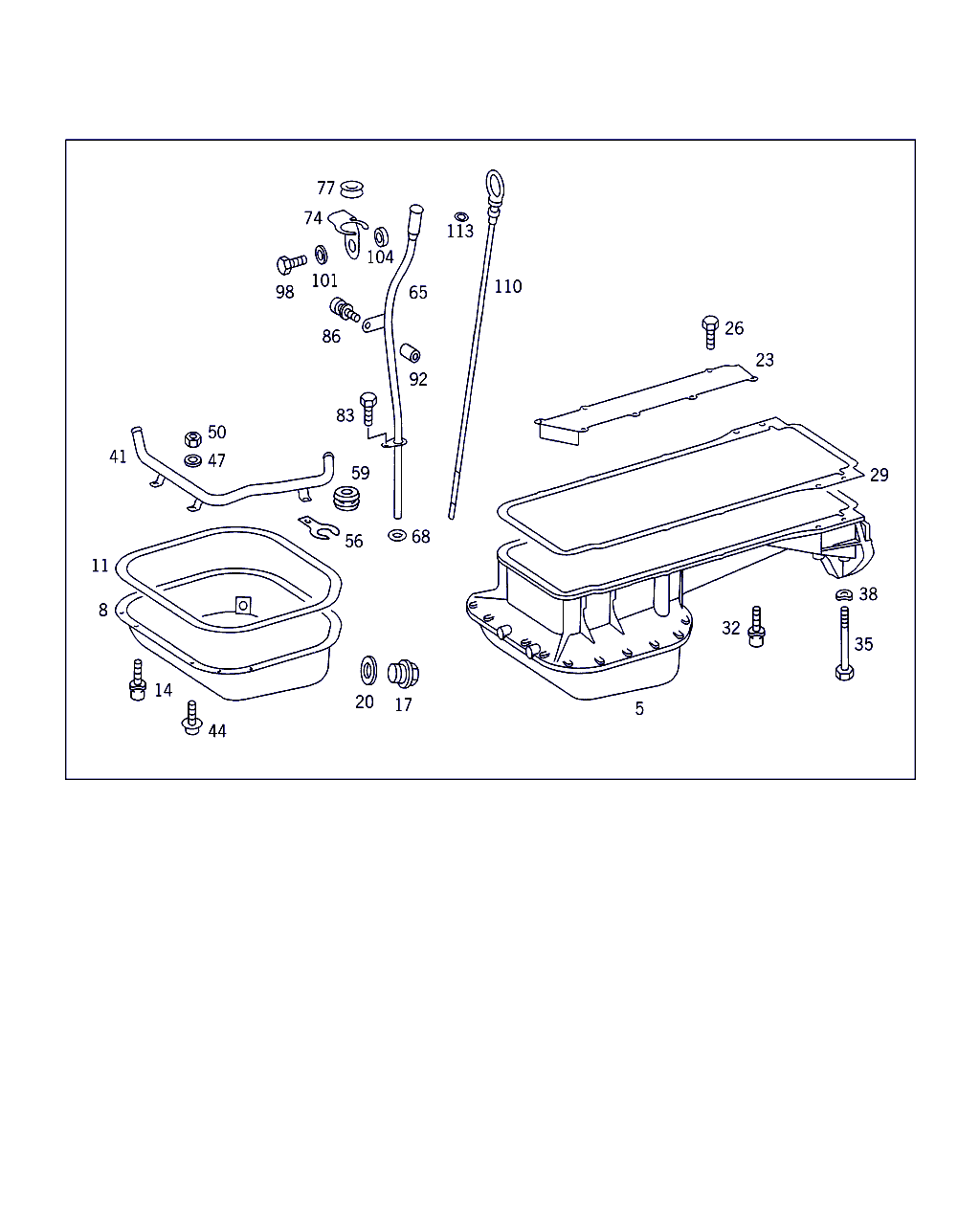 Mercedes-Benz A 123 997 04 30 - Korķis, Eļļas vācele adetalas.lv