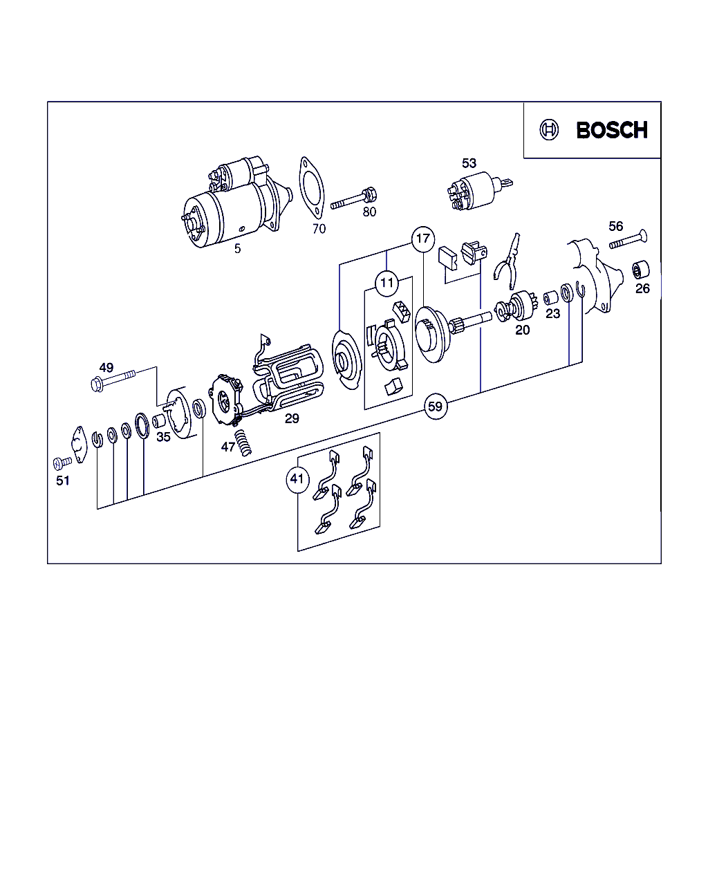 Evobus A 004 151 56 01 - Starteris adetalas.lv