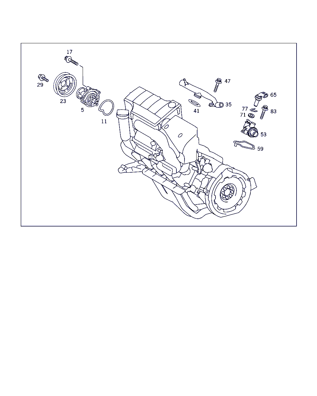 Mercedes-Benz A 166 200 06 20 - Ūdenssūknis adetalas.lv