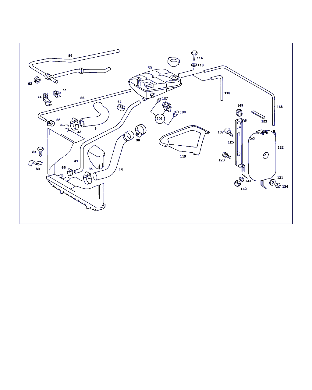 Mercedes-Benz A 123 501 18 82 - Radiatora cauruļvads adetalas.lv