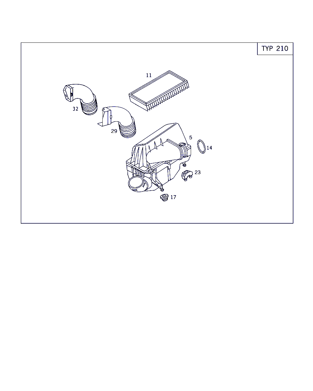 DAEWOO A 604 094 05 04 - Gaisa filtrs adetalas.lv