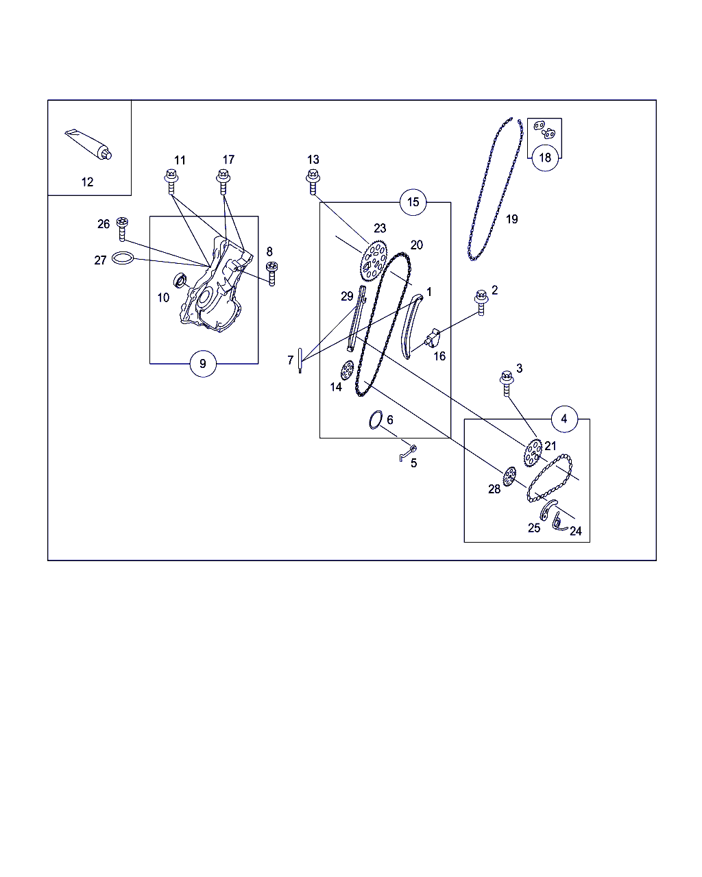 Smart A 160 050 02 11 - Sadales vārpstas piedziņas ķēdes komplekts adetalas.lv