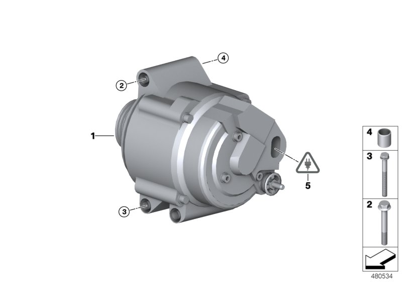 BMW 12 31 7 515 029 - Ģenerators adetalas.lv