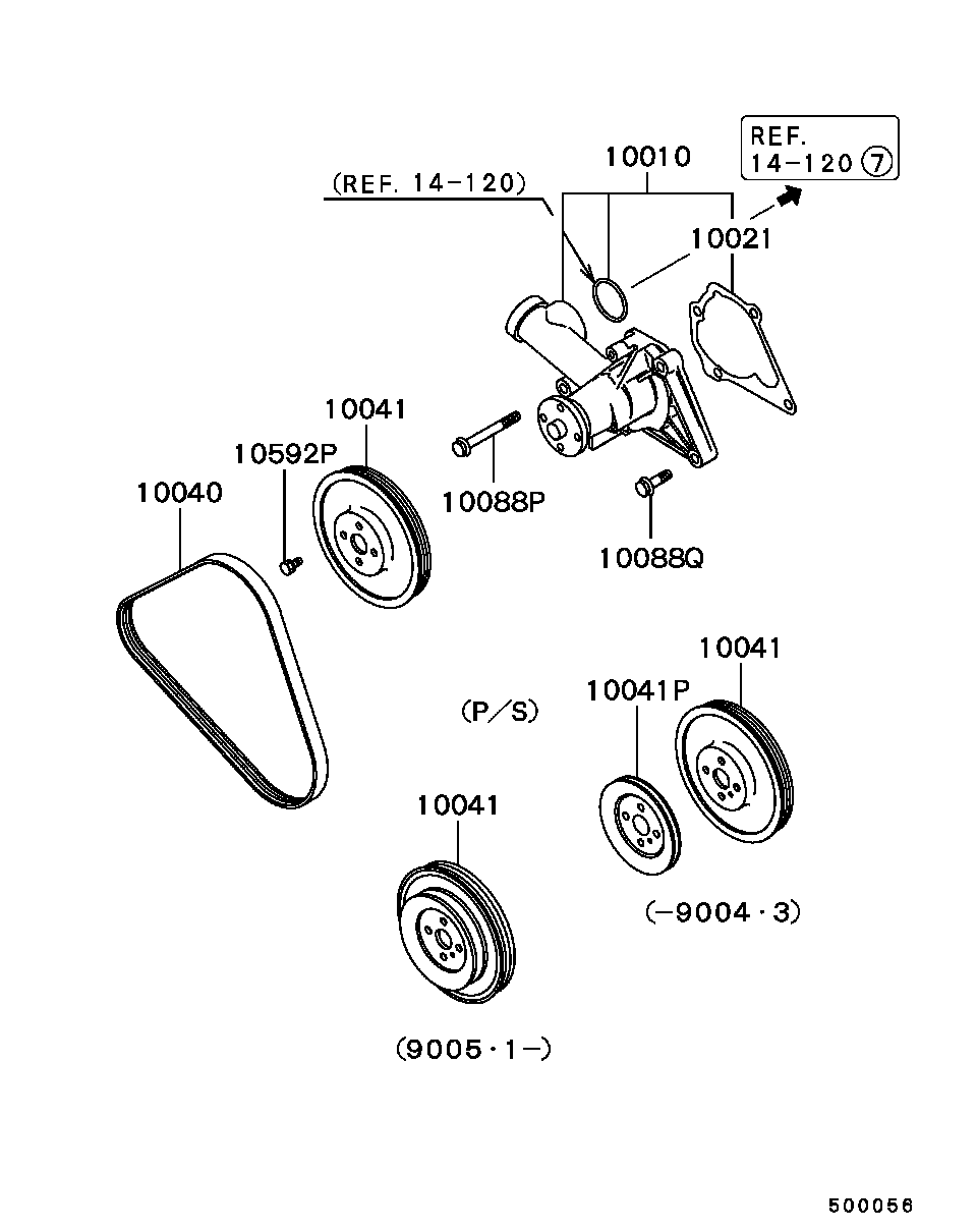 Hyundai MD118572 - Ķīļrievu siksna adetalas.lv