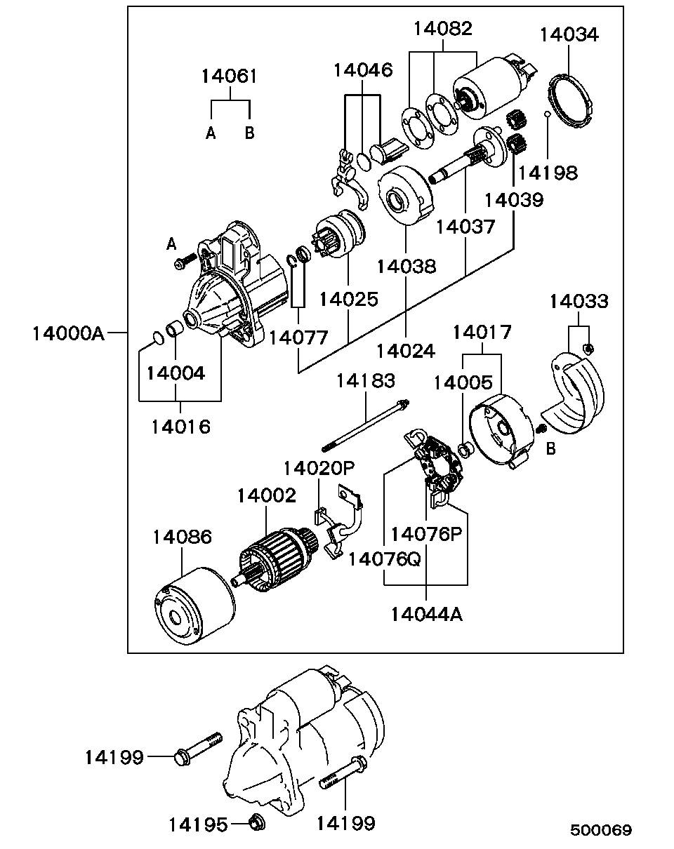 Mitsubishi MD618593 - Kronšteins, Ogļu sukas adetalas.lv