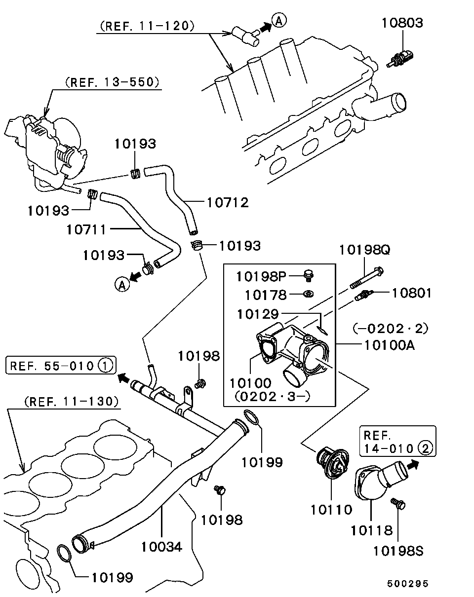 Proton MD338234 - Termostats, Dzesēšanas šķidrums adetalas.lv