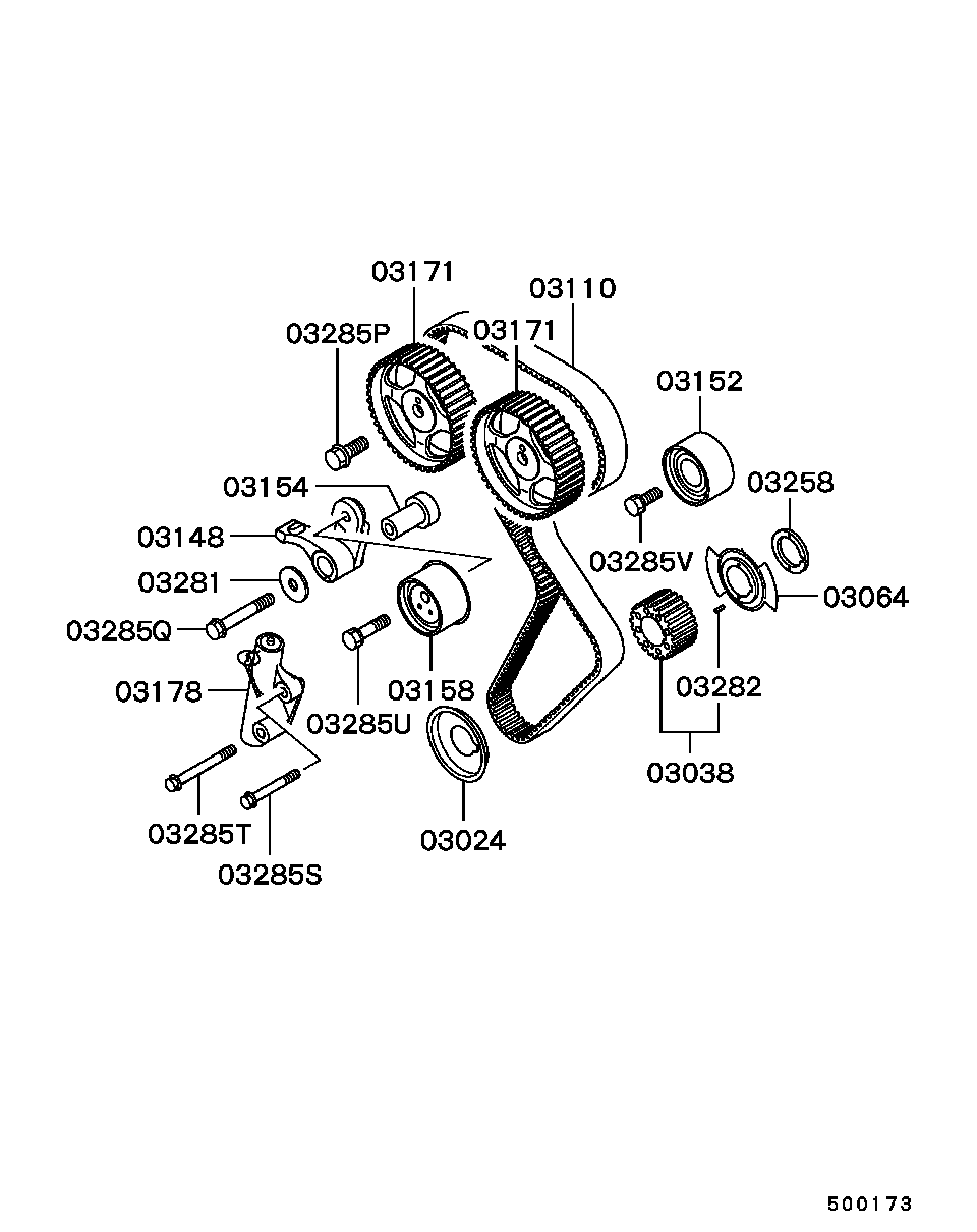 Mitsubishi MD377240 - Zobsiksna adetalas.lv