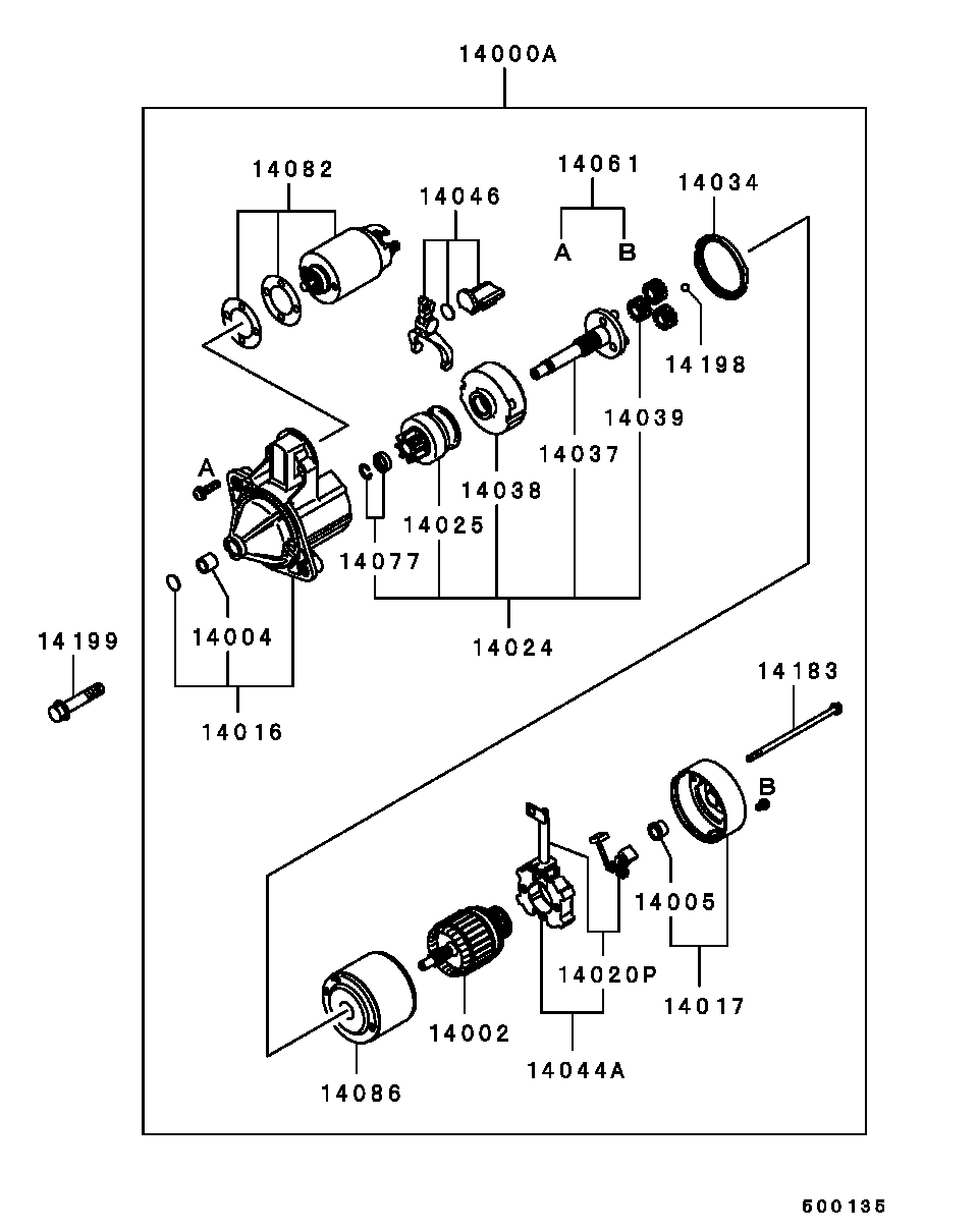 HAFEI MD 360368 - Starteris adetalas.lv