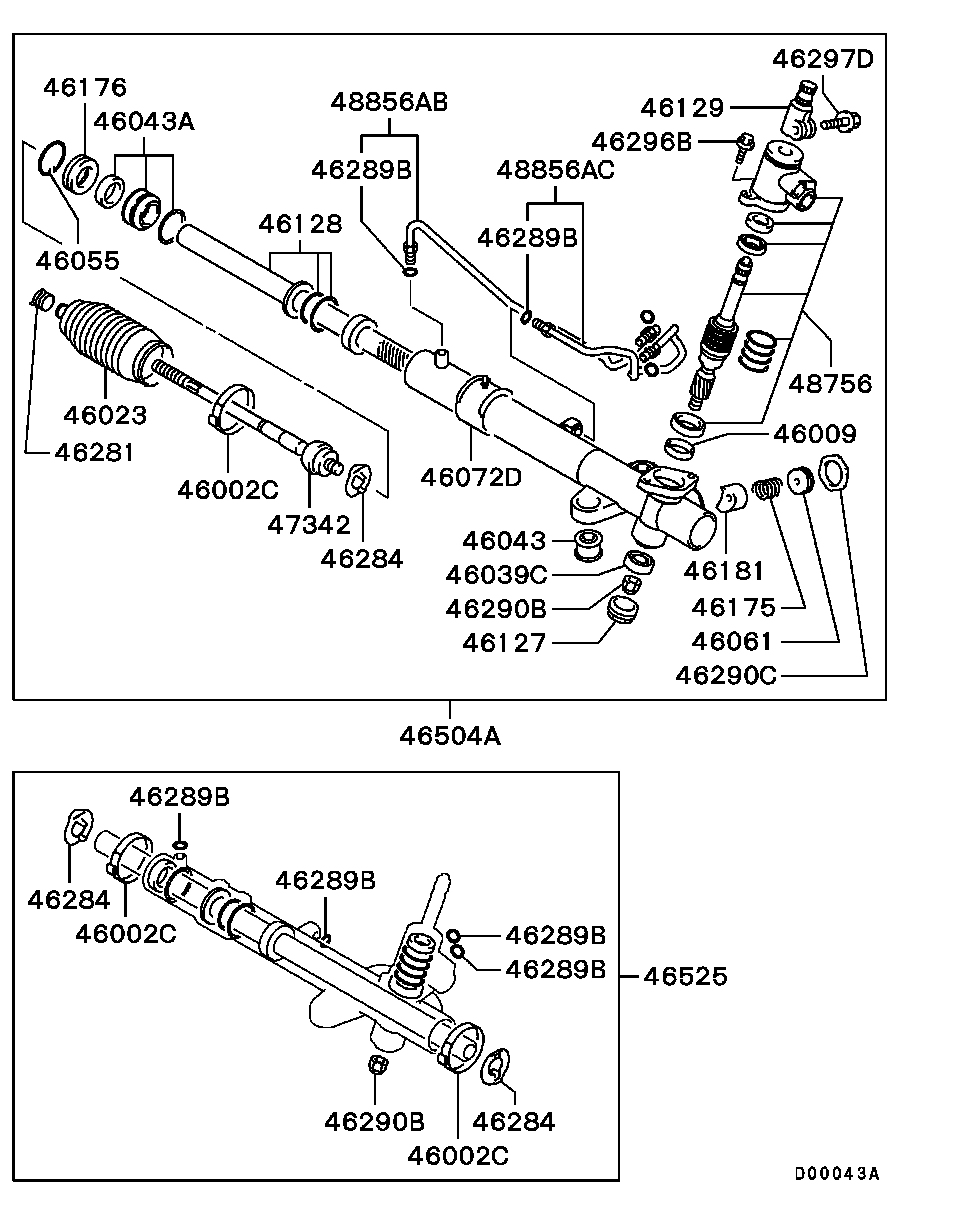 FORD MR403100 - Aksiālais šarnīrs, Stūres šķērsstiepnis adetalas.lv