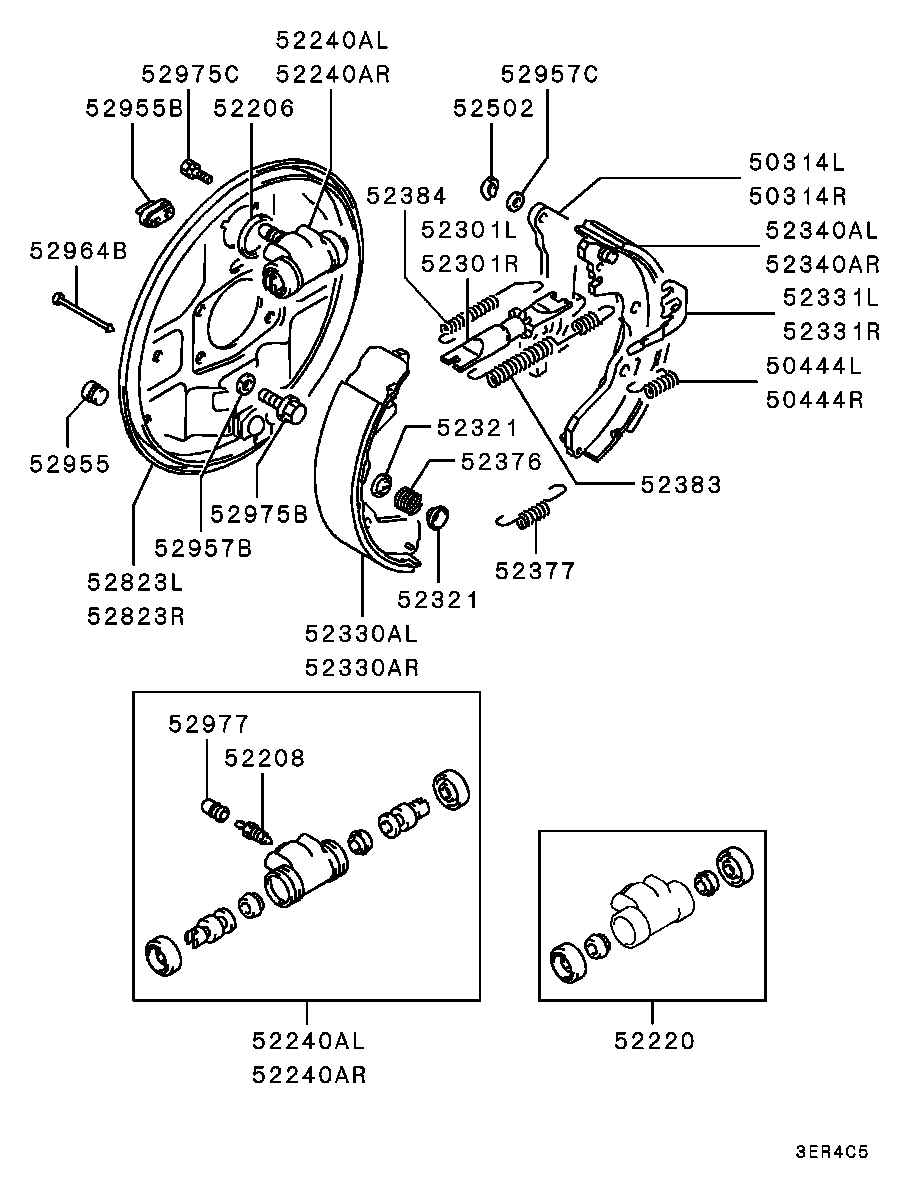 TOFAS MB85 8686 - Bremžu loku komplekts adetalas.lv