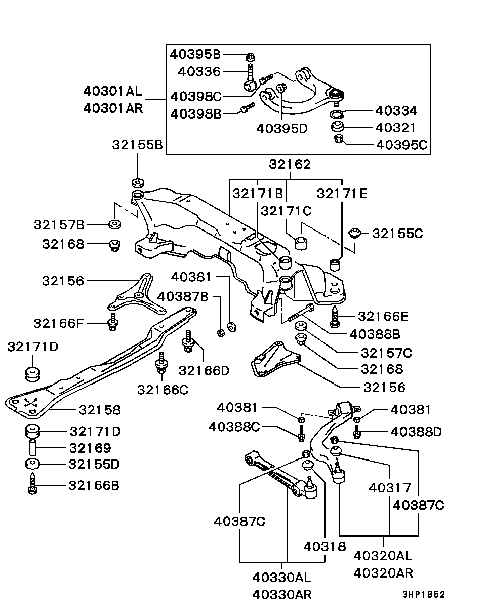 Proton MB912506 - Neatkarīgās balstiekārtas svira, Riteņa piekare adetalas.lv