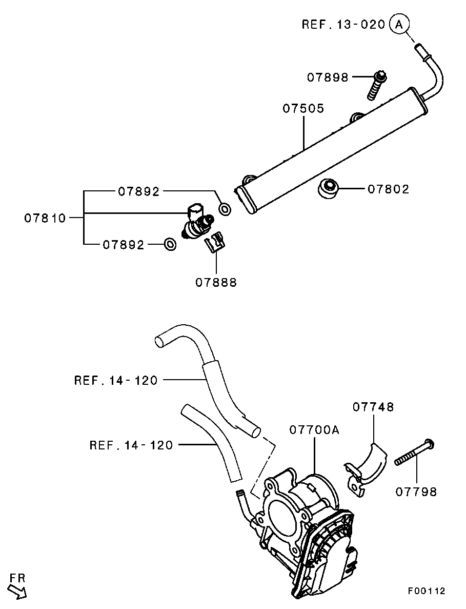 Mitsubishi MN195496 - Blīve, Ieplūdes kolektors adetalas.lv