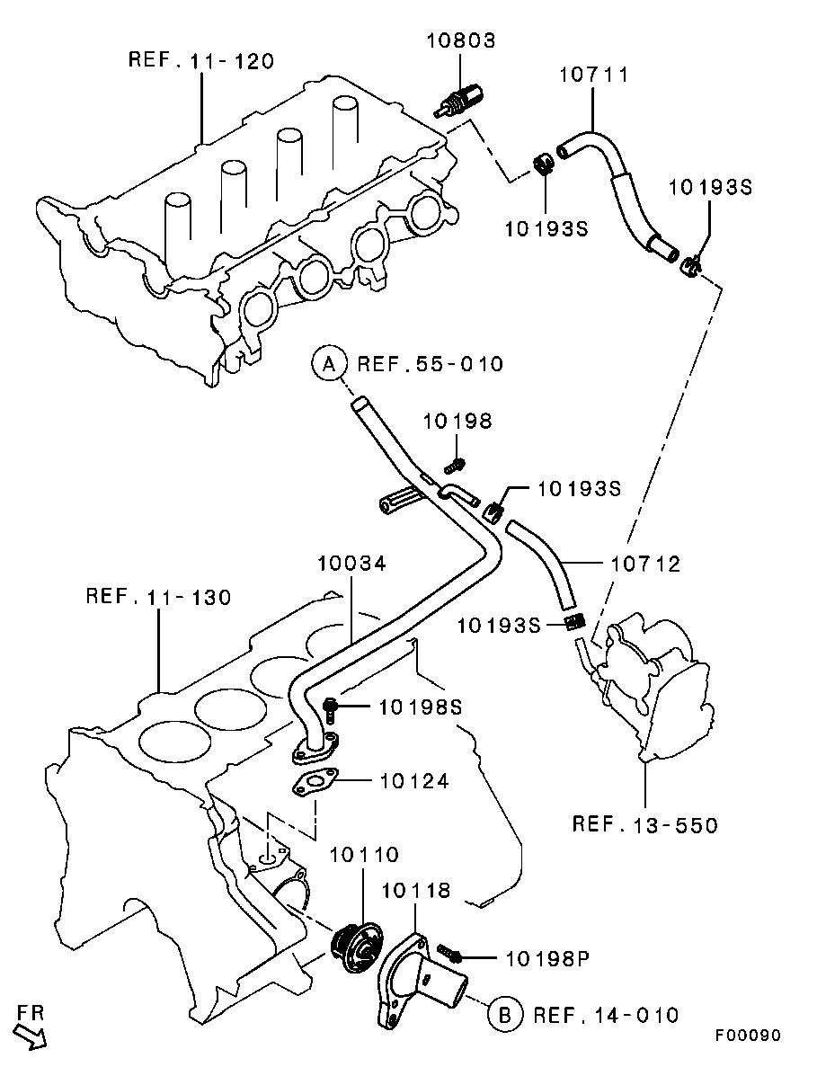 Mitsubishi MN176384 - Termostats, Dzesēšanas šķidrums adetalas.lv