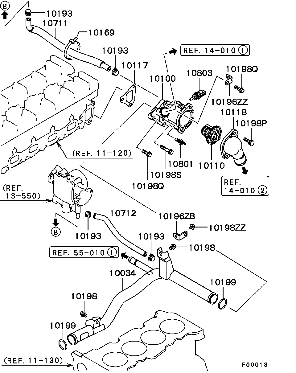 TOYOTA MD346547 - Termostats, Dzesēšanas šķidrums adetalas.lv