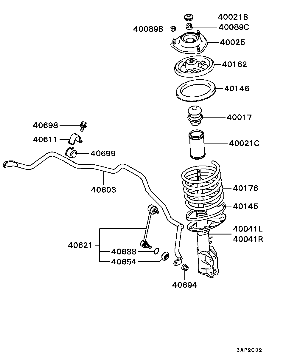 Proton MR272116 - Stiepnis / Atsaite, Stabilizators adetalas.lv