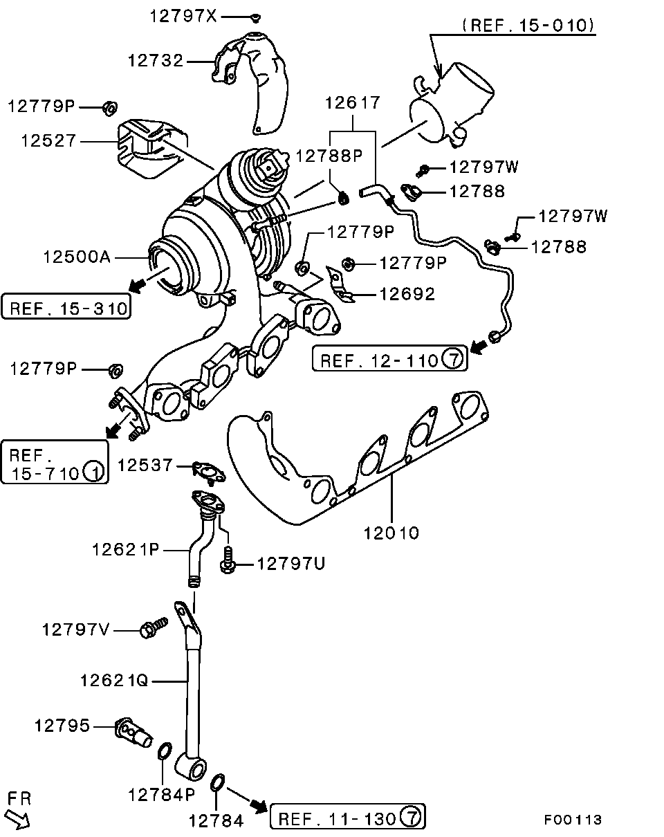 Mitsubishi MN980201 - Kompresors, Turbopūte adetalas.lv