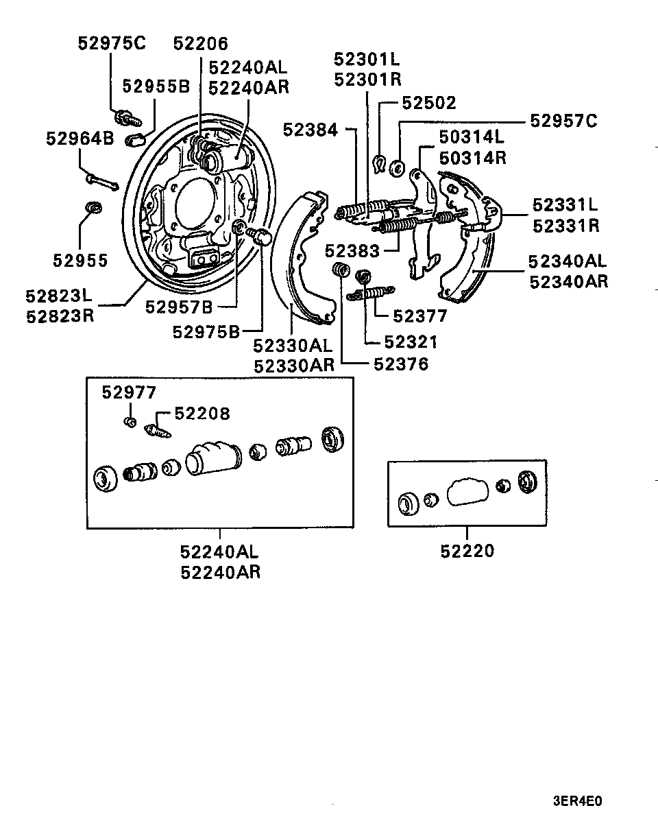 Proton MB668745 - Bremžu loku komplekts adetalas.lv