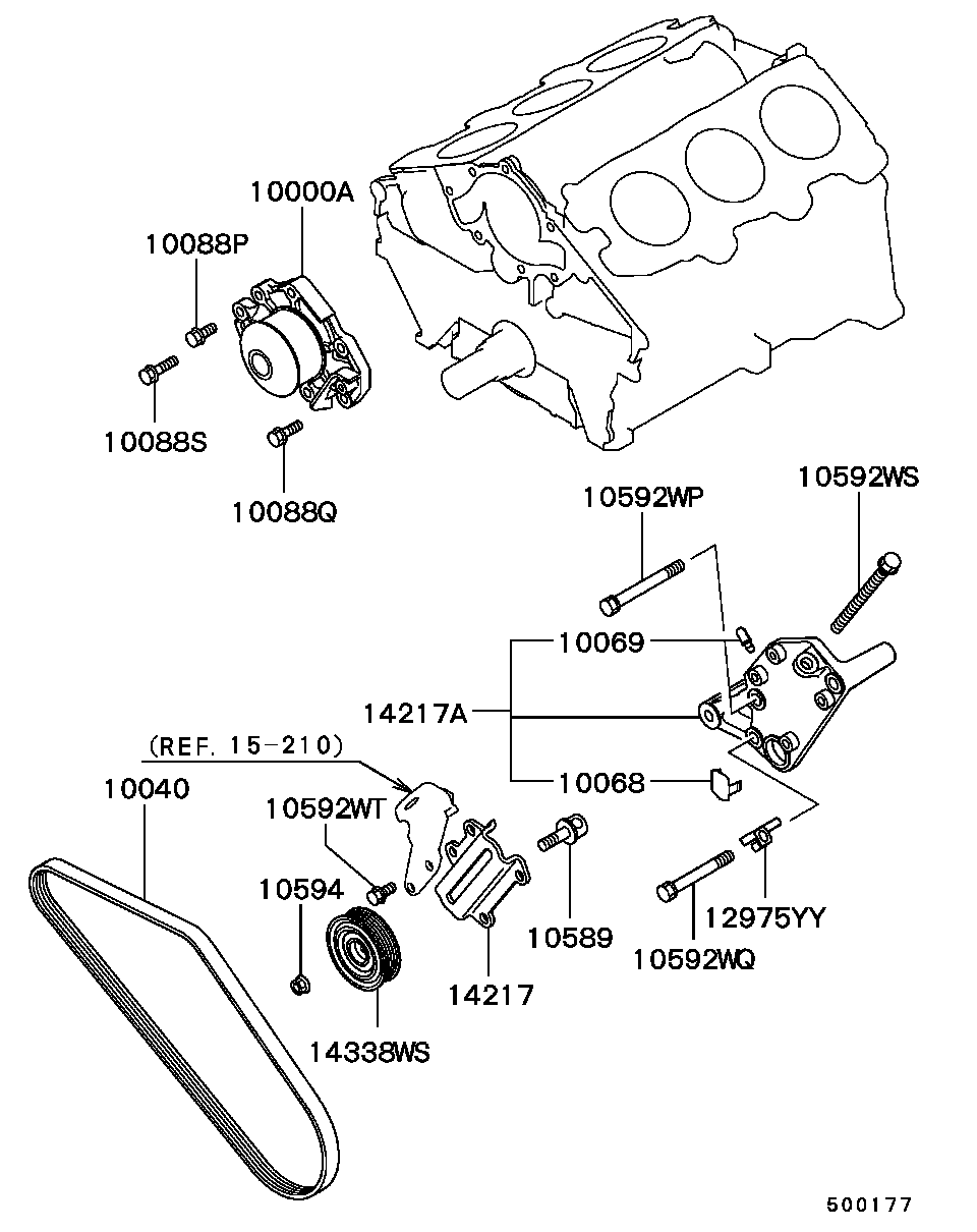 MAZDA MD184973 - Ķīļrievu siksna adetalas.lv