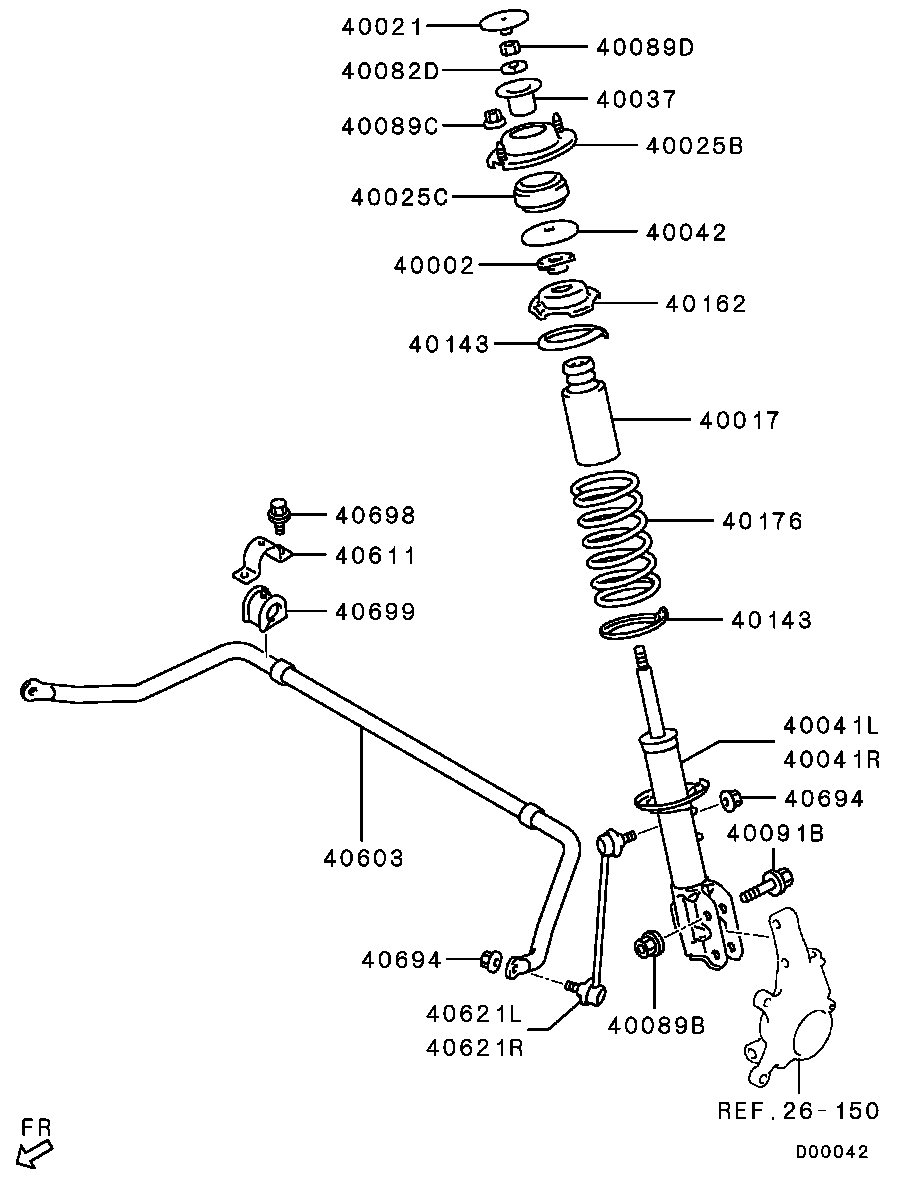 DS MR319183 - Bukse, Stabilizators adetalas.lv