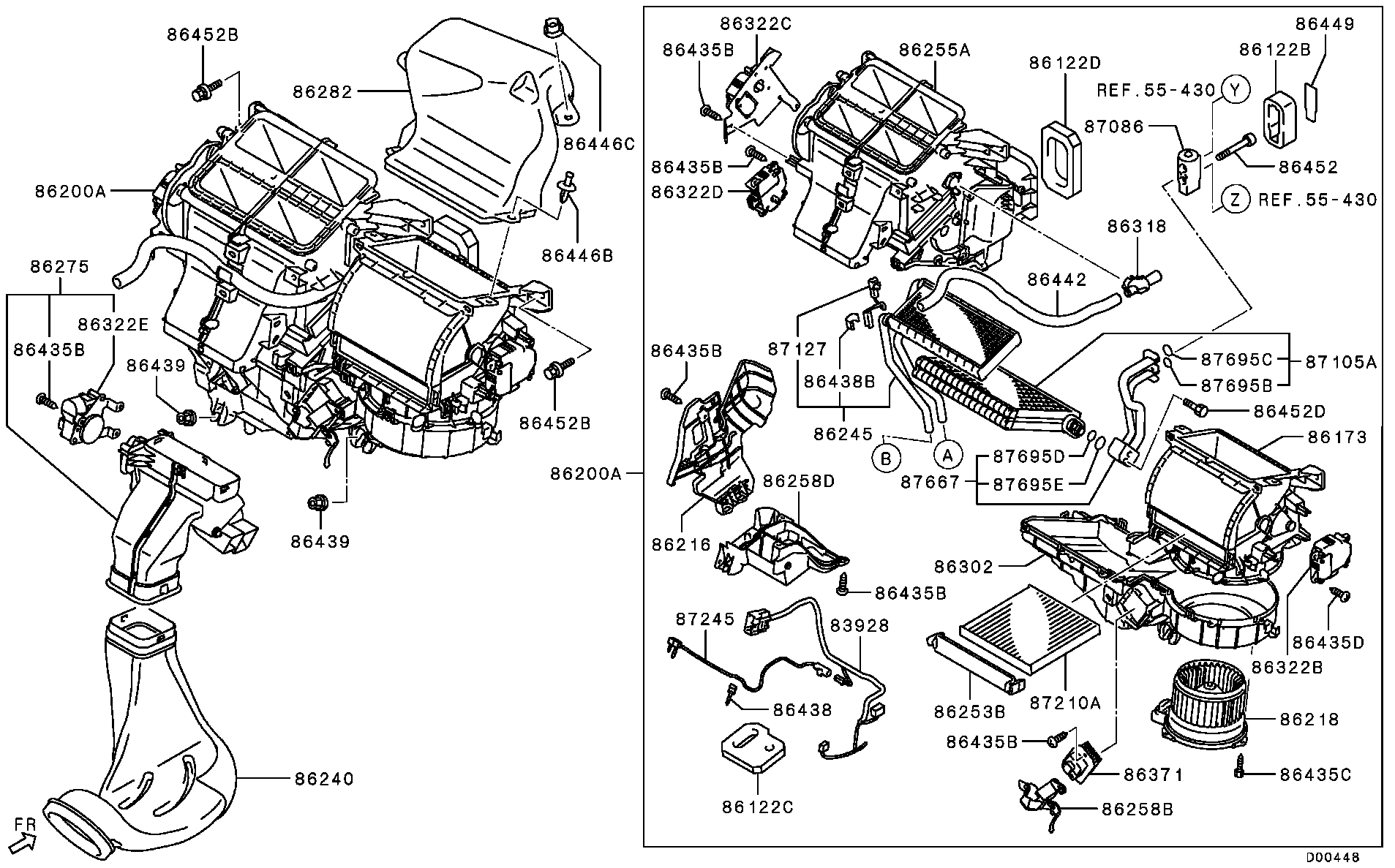 Mitsubishi 7803A012 - Filtrs, Salona telpas gaiss adetalas.lv