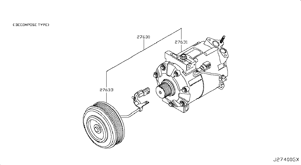 RENAULT 92600EN22B - Kompresors, Gaisa kond. sistēma adetalas.lv