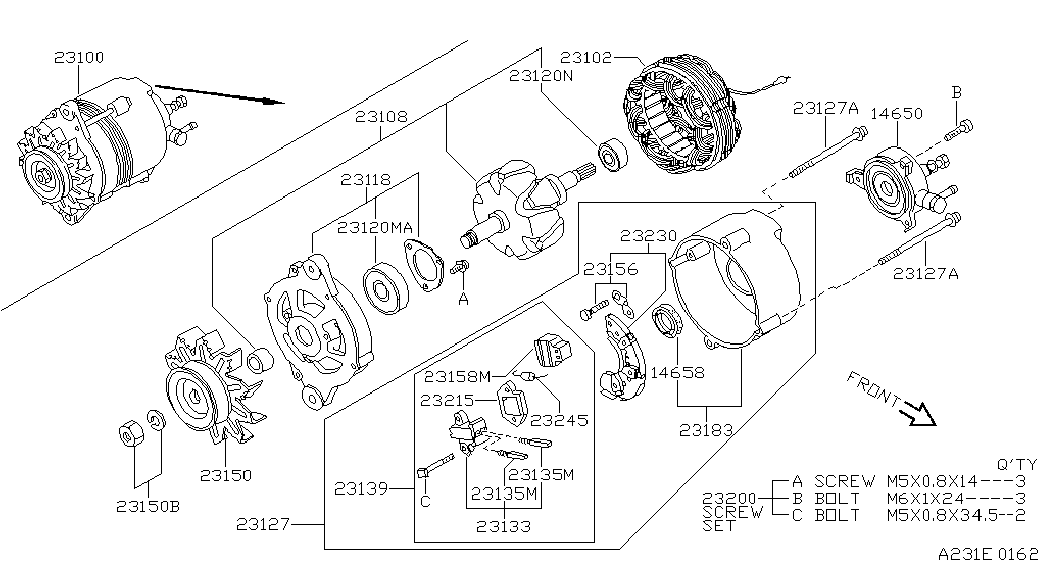 NISSAN 23528 V7200 - Ģeneratora sprieguma regulators adetalas.lv