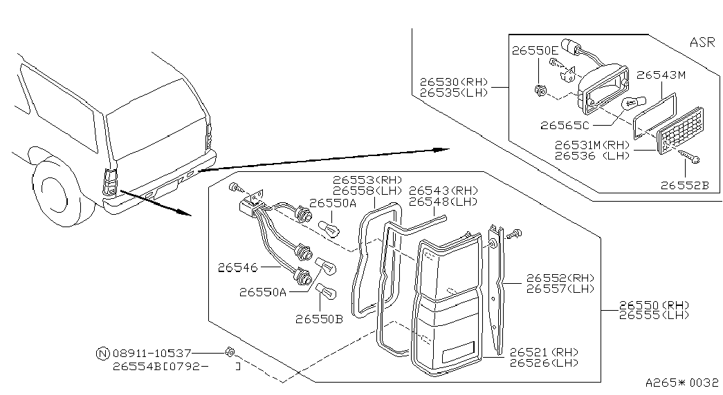 NISSAN 2671789913 - Kvēlspuldze, Dienas gaismas lukturis adetalas.lv