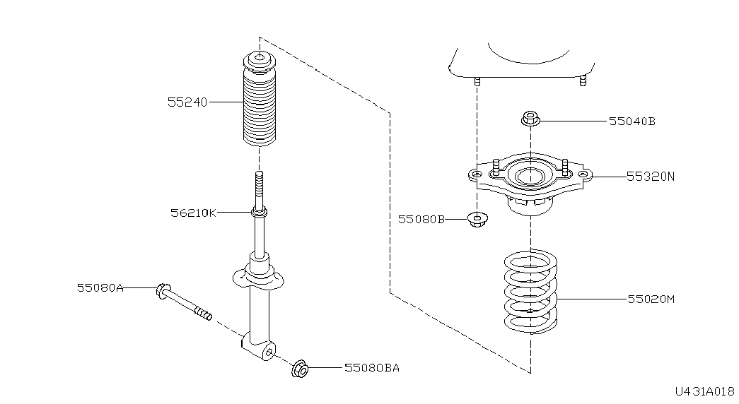 NISSAN 562108F825 - Amortizators adetalas.lv