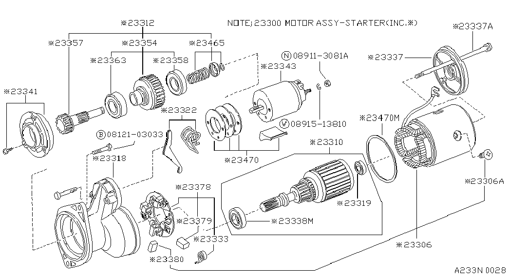 NISSAN 23363-07G00 - Gultnis adetalas.lv