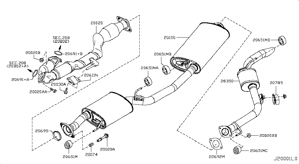 Seat 206514N000 - MOUNTING-EXHAUST,RUBBER adetalas.lv