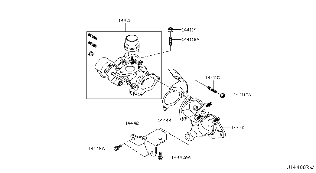 Suzuki 1441100Q2E - Kompresors, Turbopūte adetalas.lv