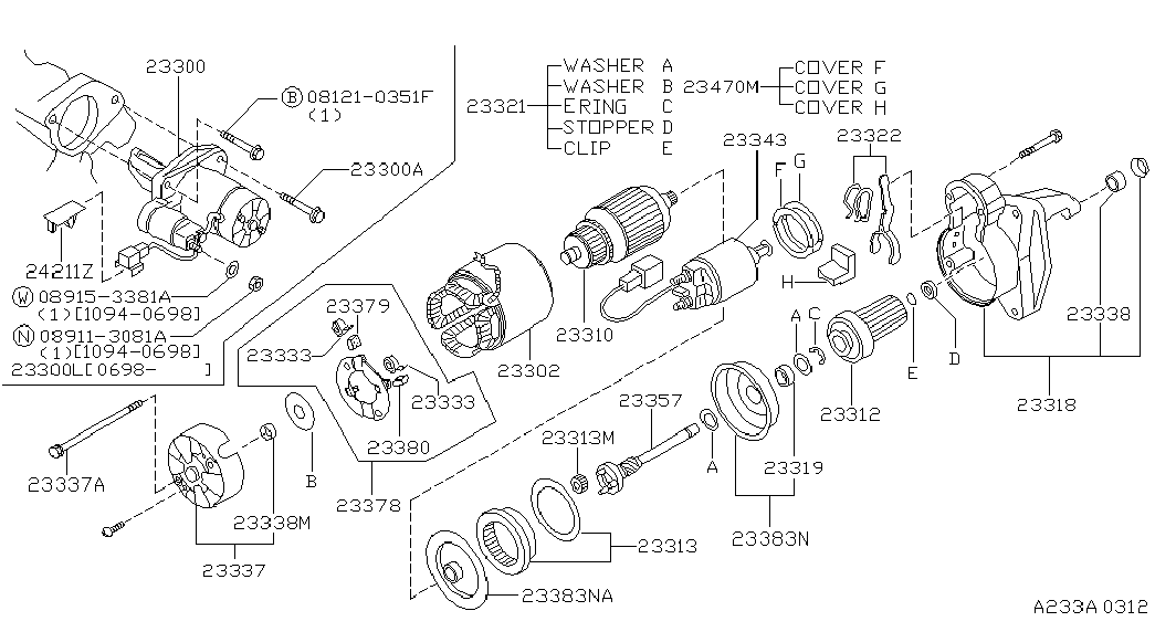 NISSAN 23343 31U00 - Ievilcējrelejs, Starteris adetalas.lv