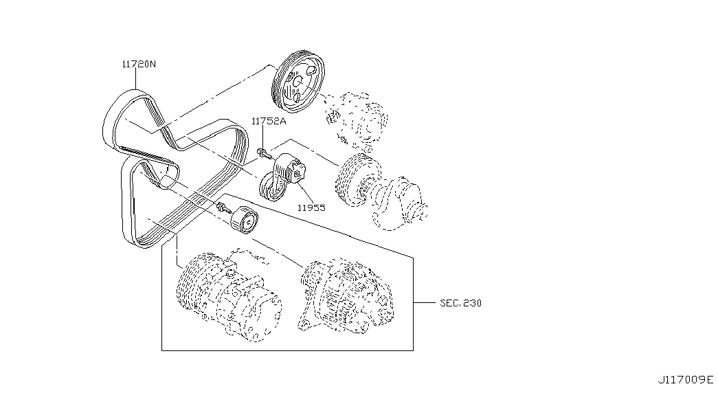 Opel 11720AW300 - Ķīļrievu siksna adetalas.lv