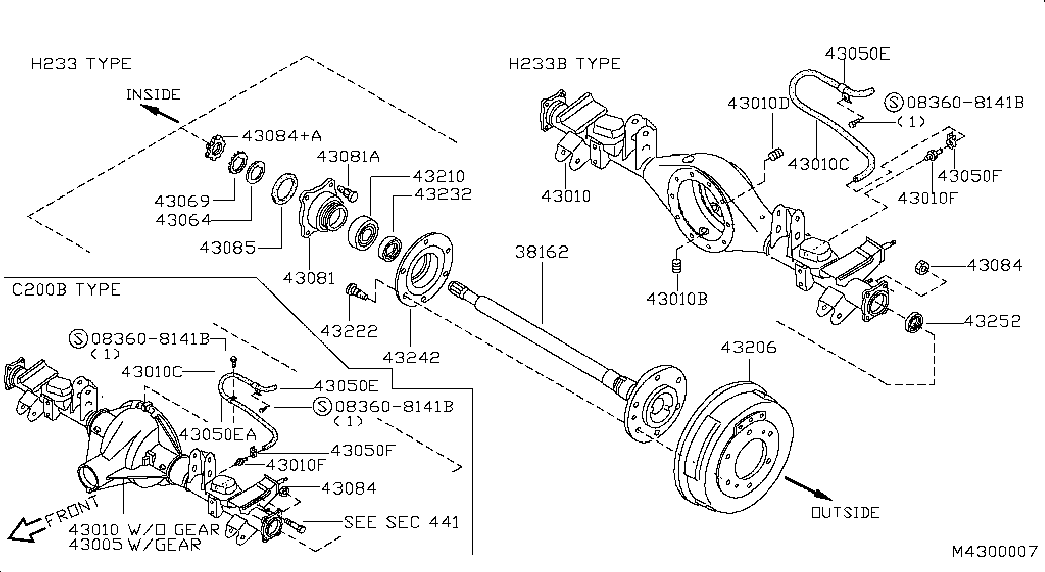 ISUZU 432100W000 - Riteņa rumbas gultņa komplekts adetalas.lv