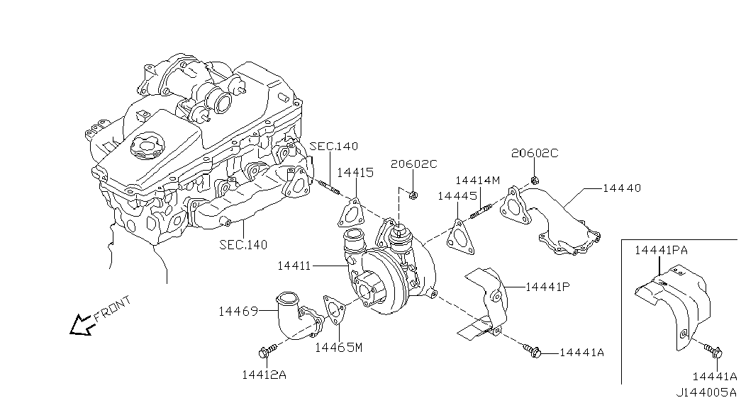 NISSAN 144112X900* - Kompresors, Turbopūte adetalas.lv