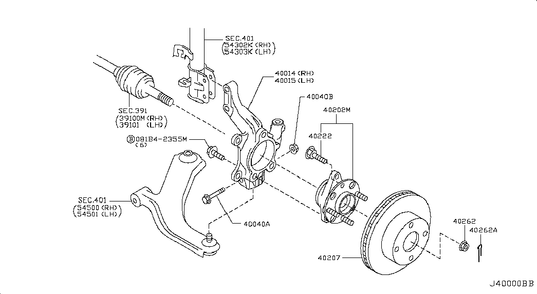 NISSAN 40206-EE320 - Bremžu diski adetalas.lv