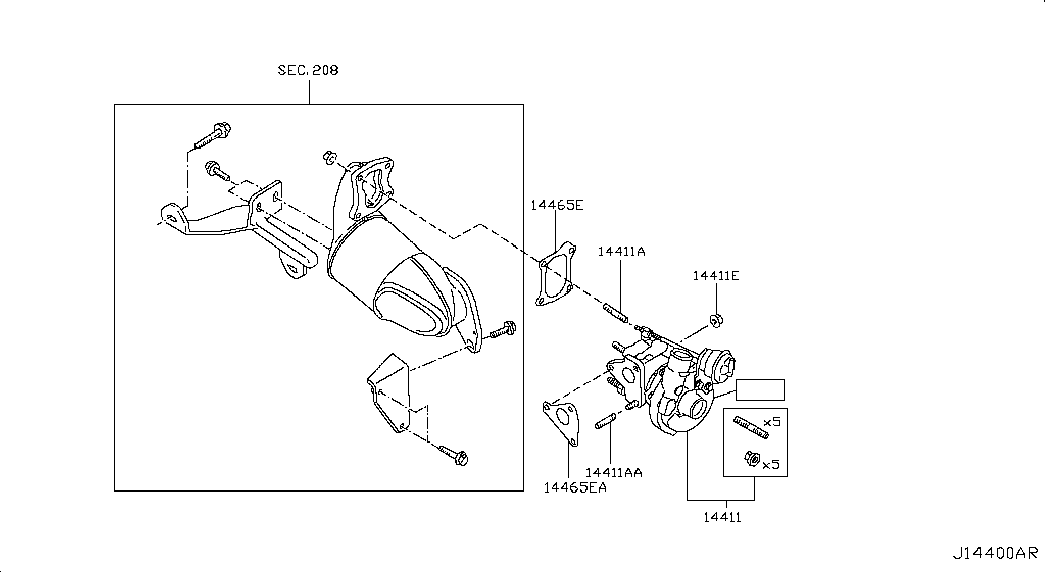 Suzuki 1441100QAR - Kompresors, Turbopūte adetalas.lv