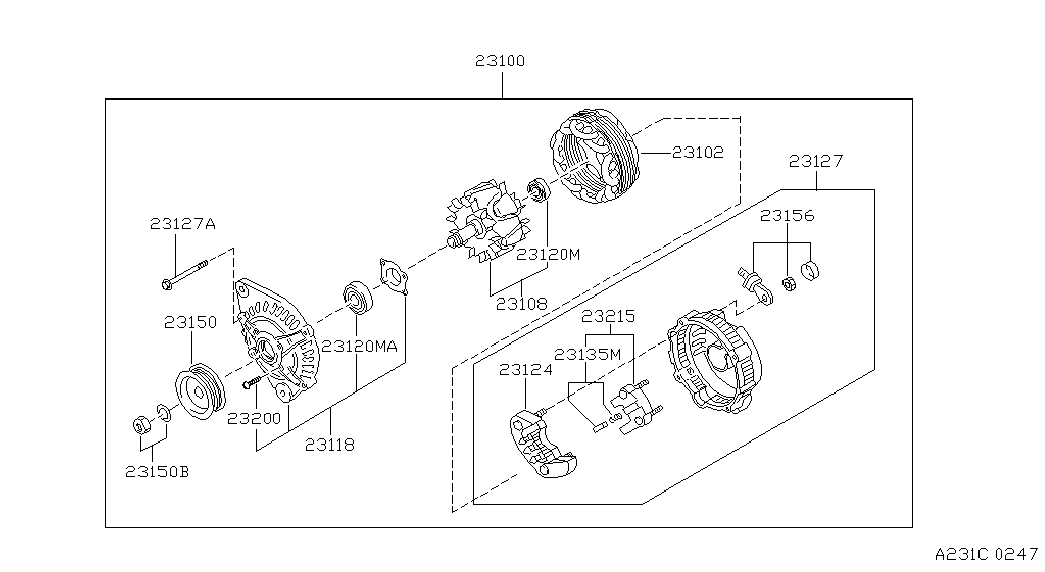 NISSAN 231080P610 - ROTOR ASSY adetalas.lv