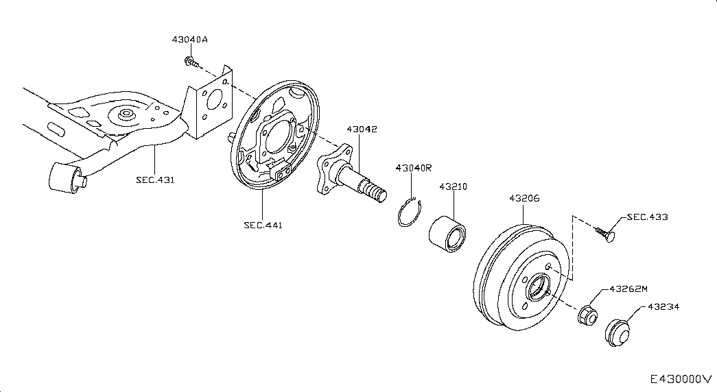 TOYOTA 43210AZ300 - Riteņa rumbas gultņa komplekts adetalas.lv