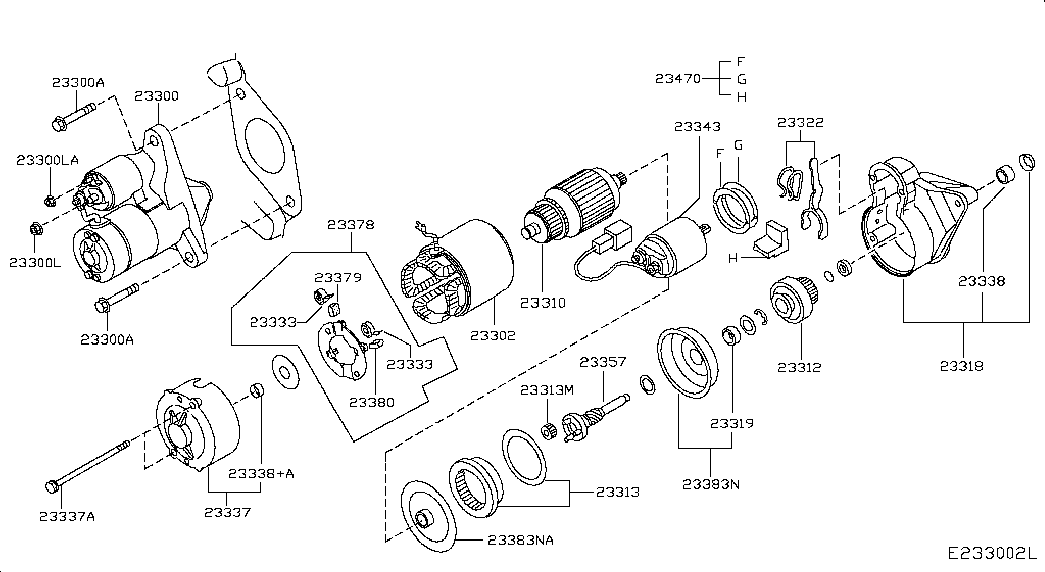 NISSAN 23300EN20D - Starteris adetalas.lv