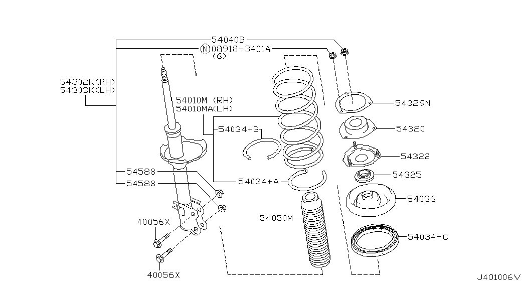 NISSAN 54302-2Y429 - Amortizators adetalas.lv