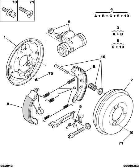 Talbot 4241 J4 - Bremžu loku komplekts adetalas.lv