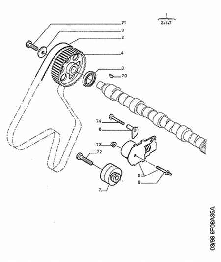 CITROËN/PEUGEOT 0821.17 - Spriegotājrullītis, Gāzu sadales mehānisma piedziņas siksna adetalas.lv