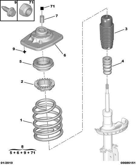 FIAT 5254.19 - FRONT SHOCK-ABSORBER BELLOWS adetalas.lv