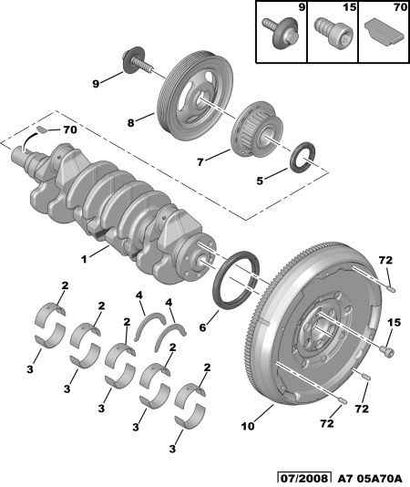 Opel 0515 T3 - SINGLE DAMPING PULLEY adetalas.lv