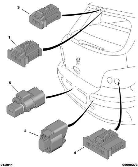 CITROËN 16 062 495 80 - Vadu remkomplekts, Centrālā elektroapgādes sistēma adetalas.lv