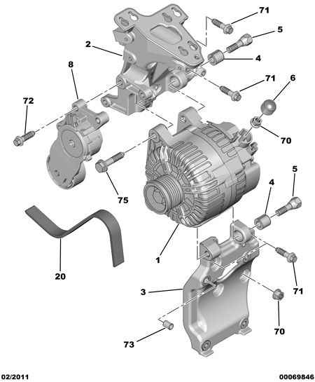 PEUGEOT 5705.NH - Ģenerators adetalas.lv