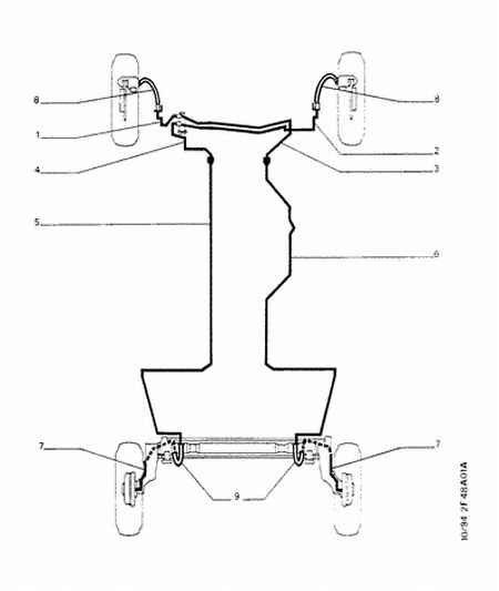 PEUGEOT 4806 50 - Bremžu šļūtene adetalas.lv